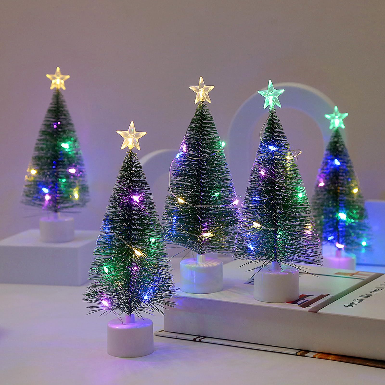 🎄✨Artificial Christmas Tree with Colorful LED Lights