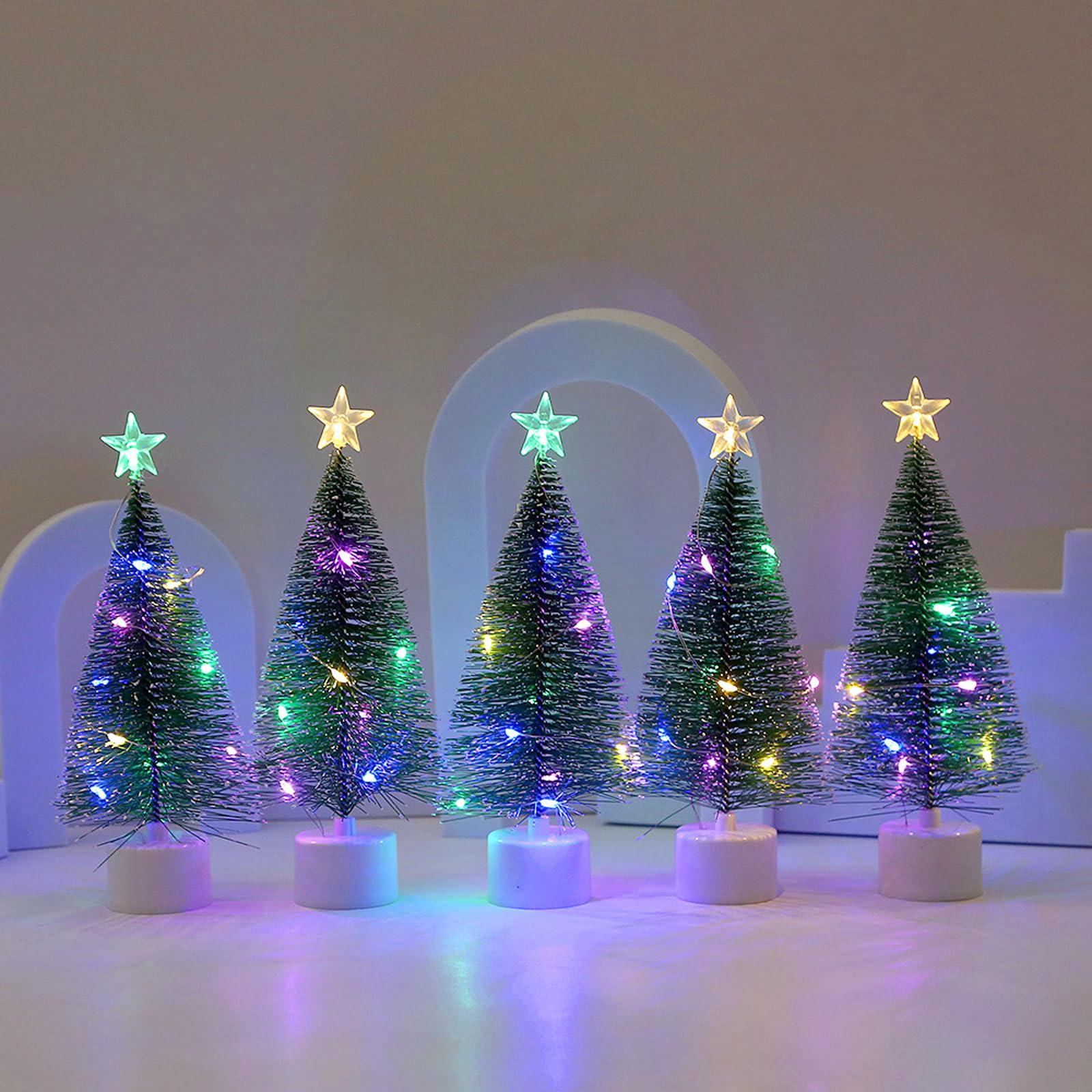 🎄✨Artificial Christmas Tree with Colorful LED Lights