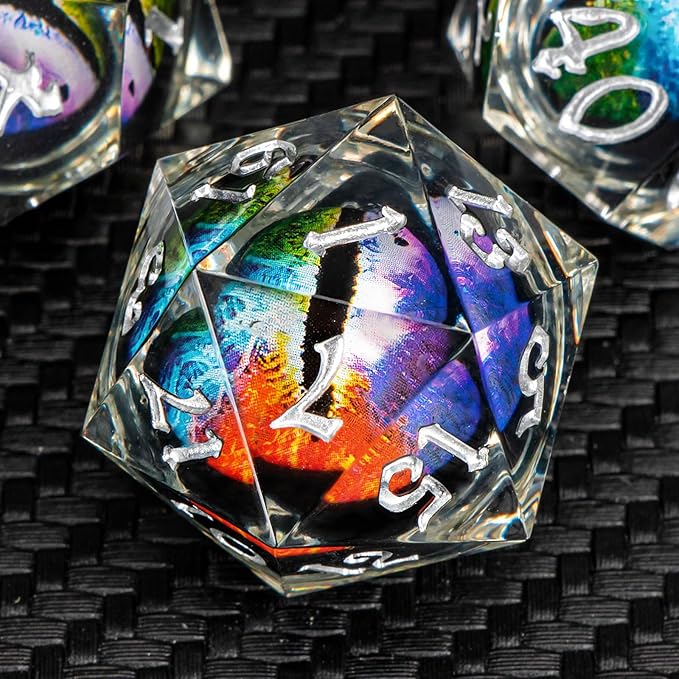 👁️ Dragon Eye Dice Set – Stare Into Your Fate