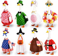 8-Piece All-Season Porch Goose Outfit Set – Fits 23" Goose