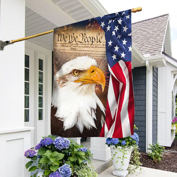 ✝️ American Patriot Flag – Veteran Memorial