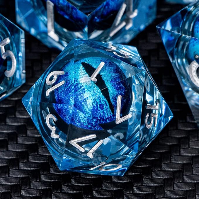 👁️ Dragon Eye Dice Set – Stare Into Your Fate