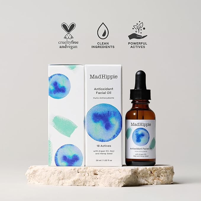 🌊 Natural Facial Oil with Argan & Vitamin E