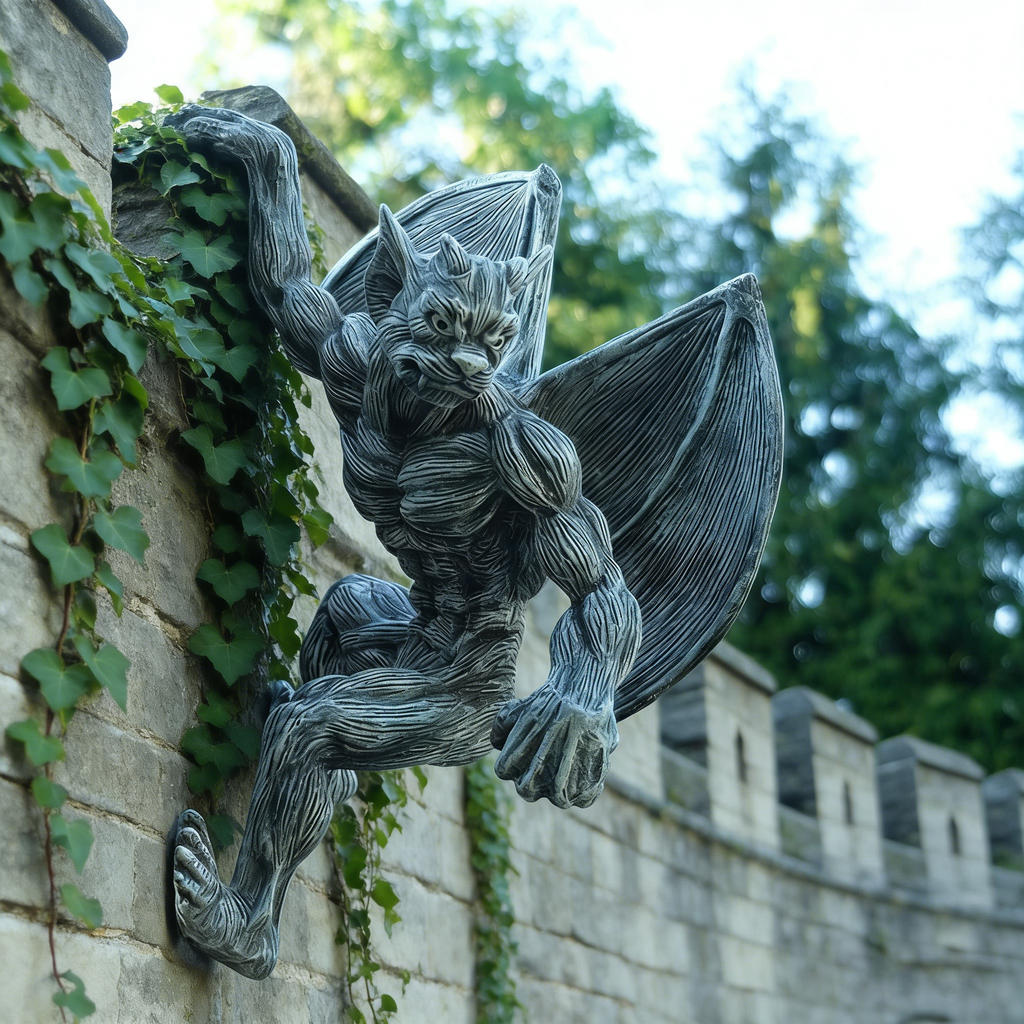 Dragon Winged Gargoyle Fence Hanger