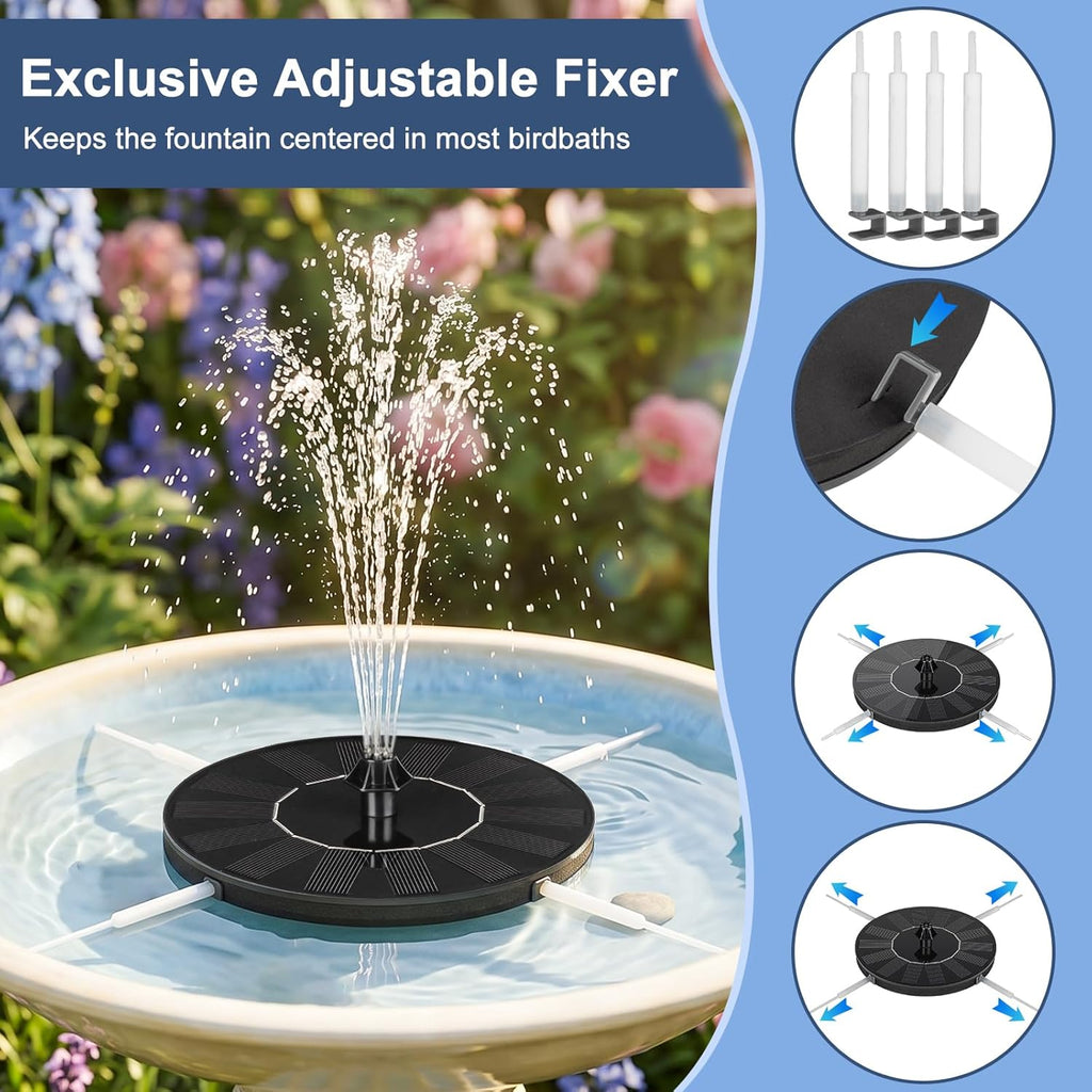 Solar Bird Bath Fountain – Bring Your Garden to Life