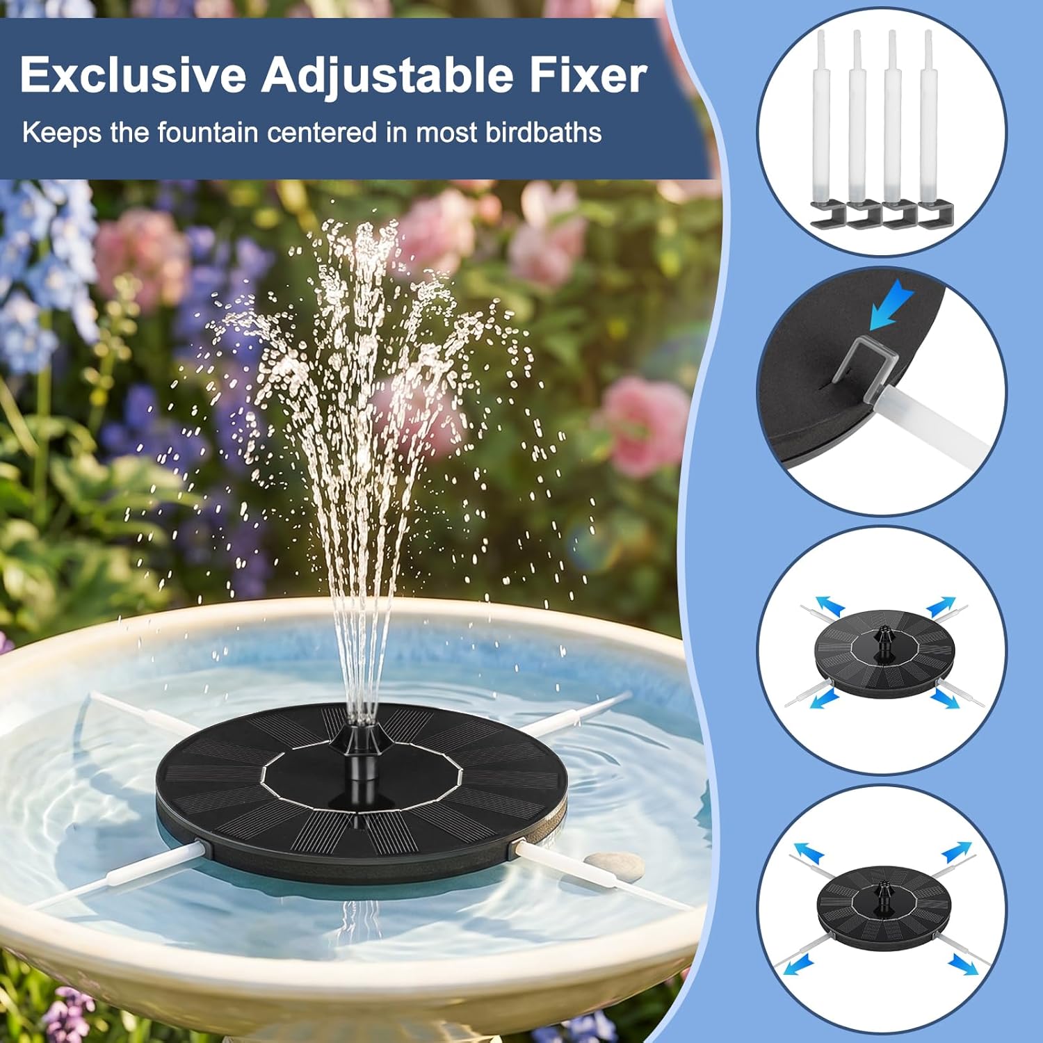 Solar Bird Bath Fountain – Bring Your Garden to Life