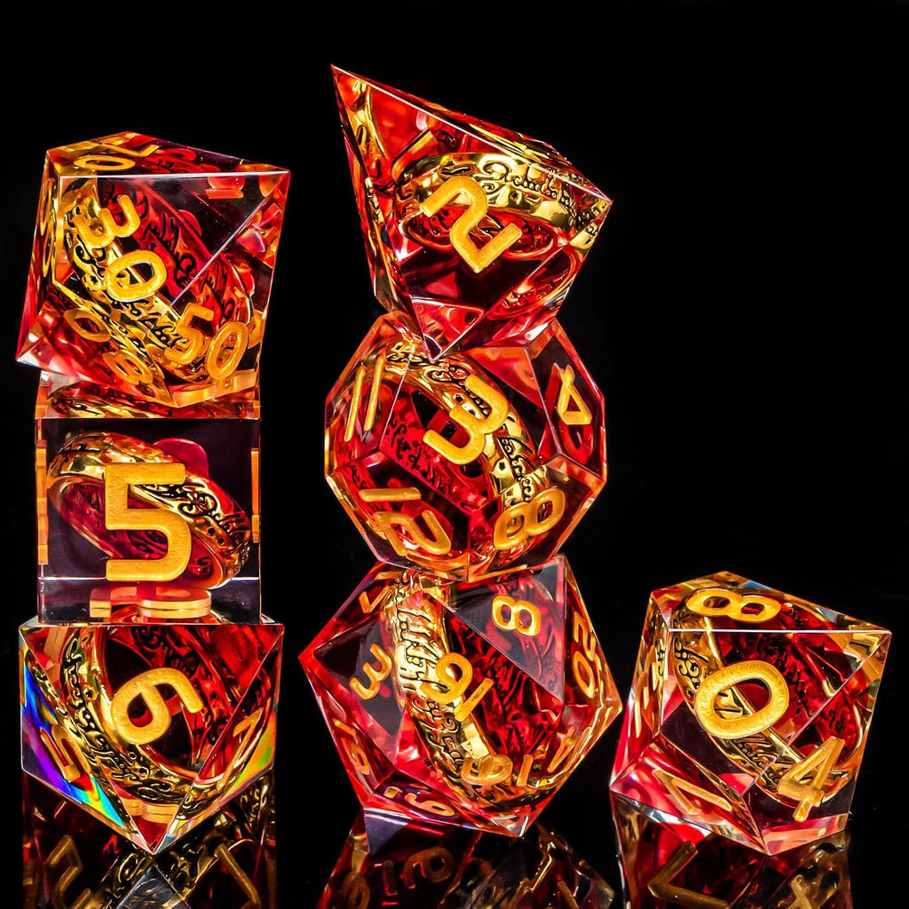 DND One Ring Dice 7pcs – Collectible Ring Box
