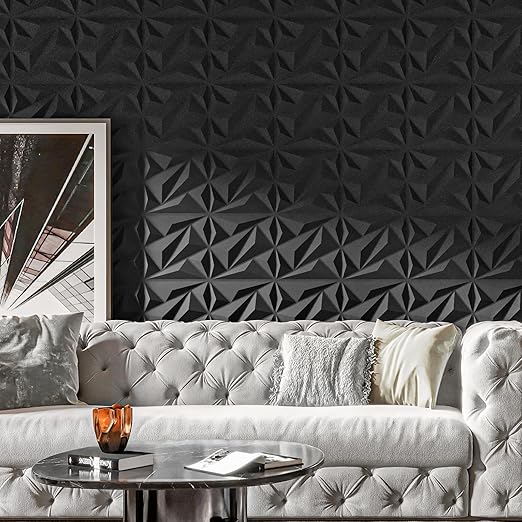 🔥33 Pack 3D Diamond Wall Panels – Cover 32 Sq.Ft!✨