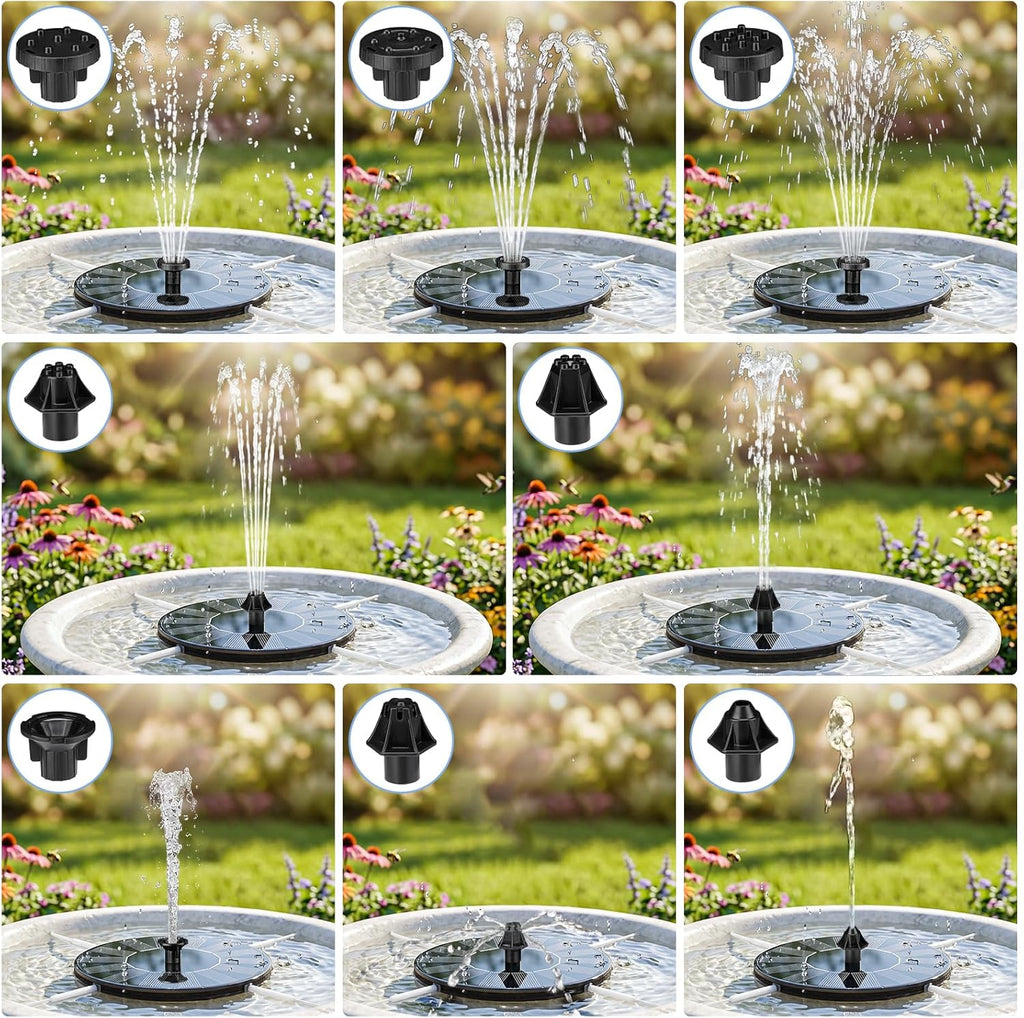 Solar Bird Bath Fountain – Bring Your Garden to Life