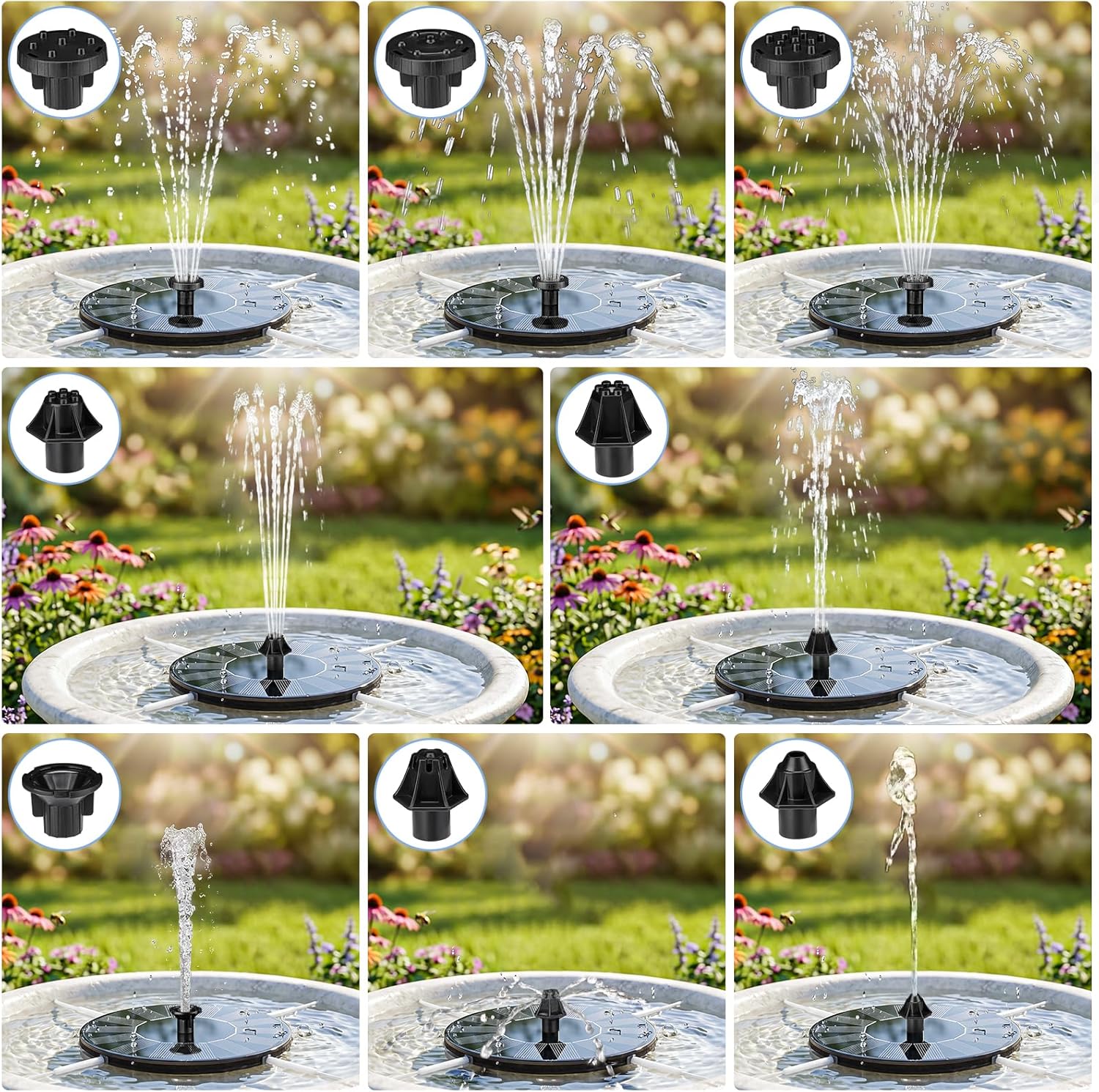 Solar Bird Bath Fountain – Bring Your Garden to Life