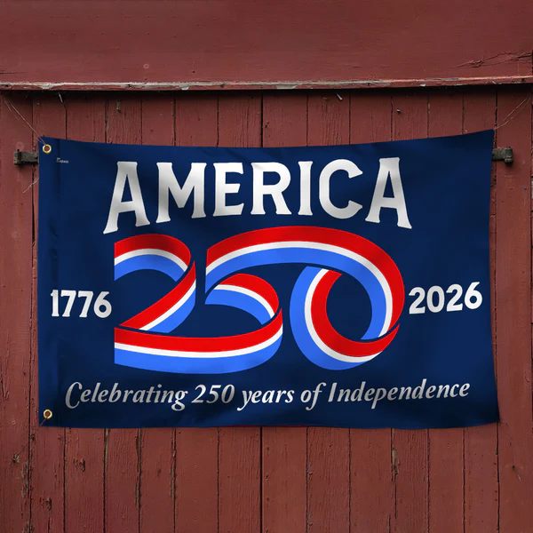 America 250 Anniversary Flag – 1776–2026 Patriotic Outdoor Decor