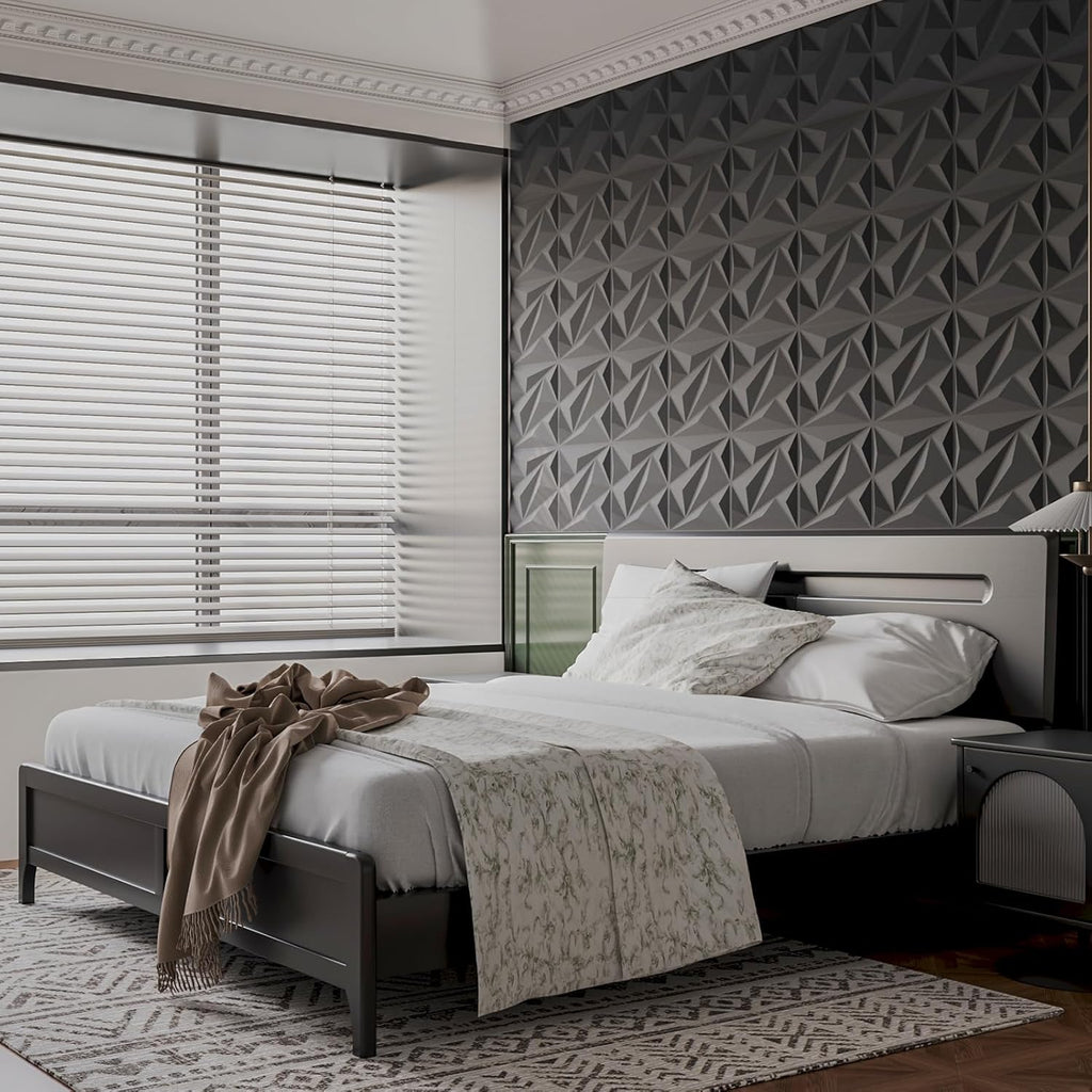 🔥33 Pack 3D Diamond Wall Panels – Cover 32 Sq.Ft!✨