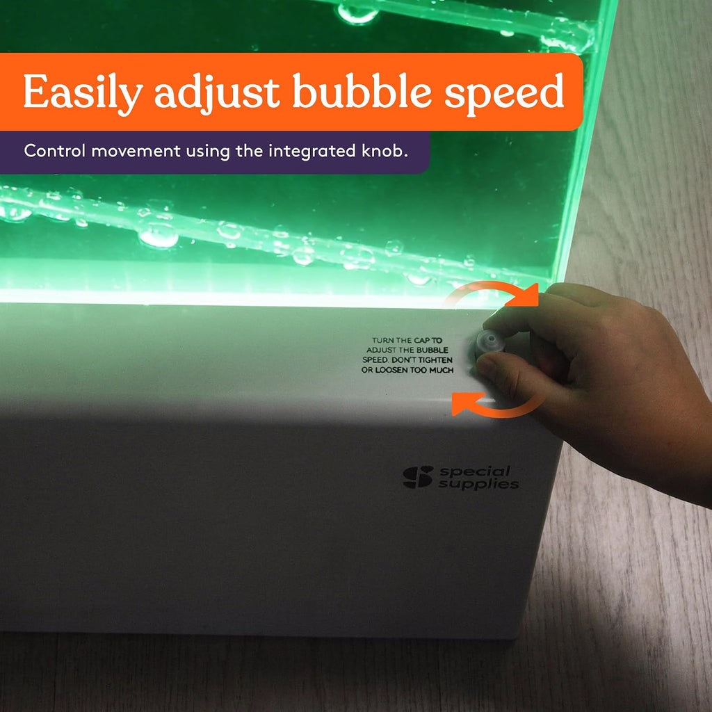 Color-Changing Sensory Bubble Lamp – RGB Floor Light with Remote