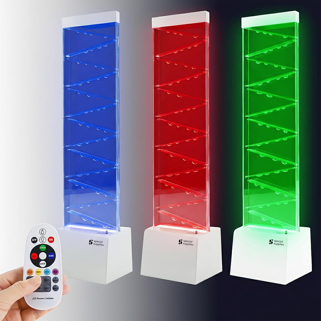 Color-Changing Sensory Bubble Lamp – RGB Floor Light with Remote