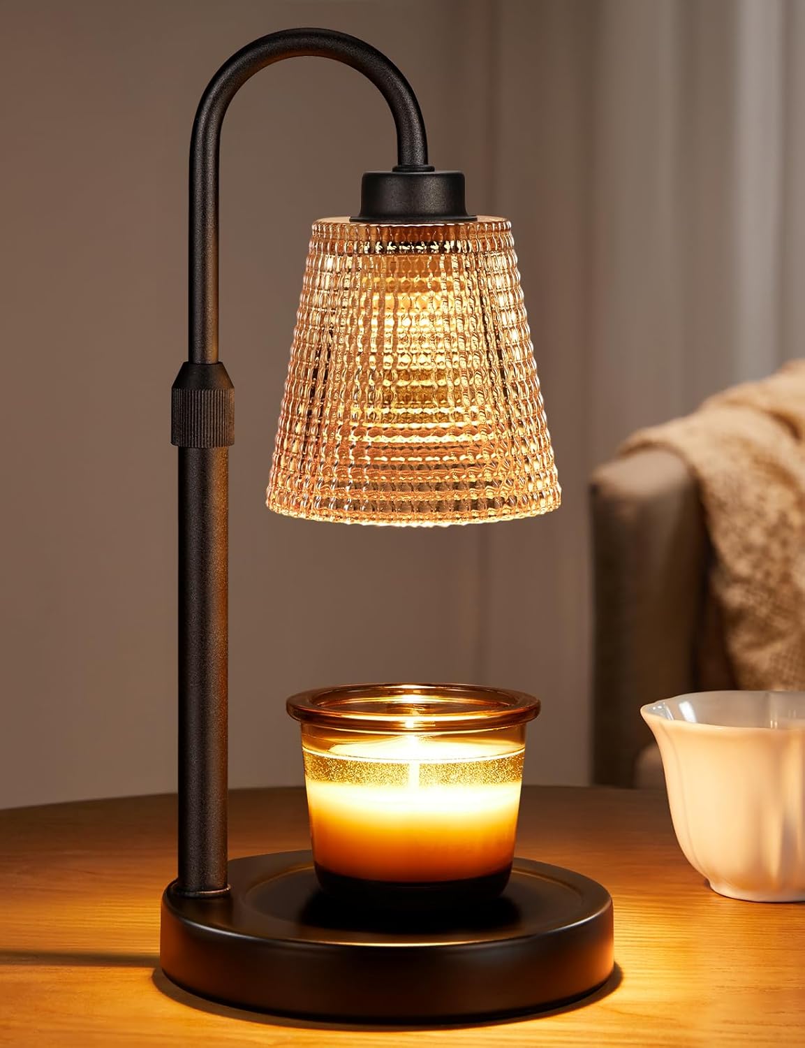 Dimmable Candle Warmer Lamp for Cozy Home Decor