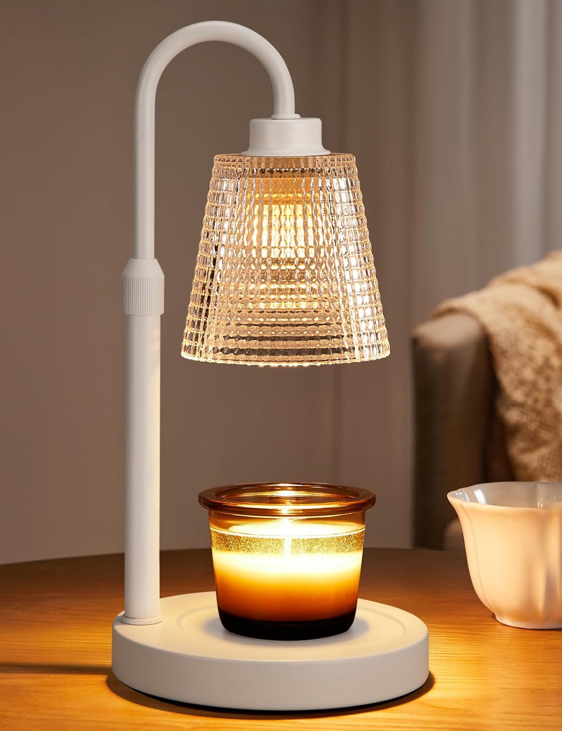 Dimmable Candle Warmer Lamp for Cozy Home Decor