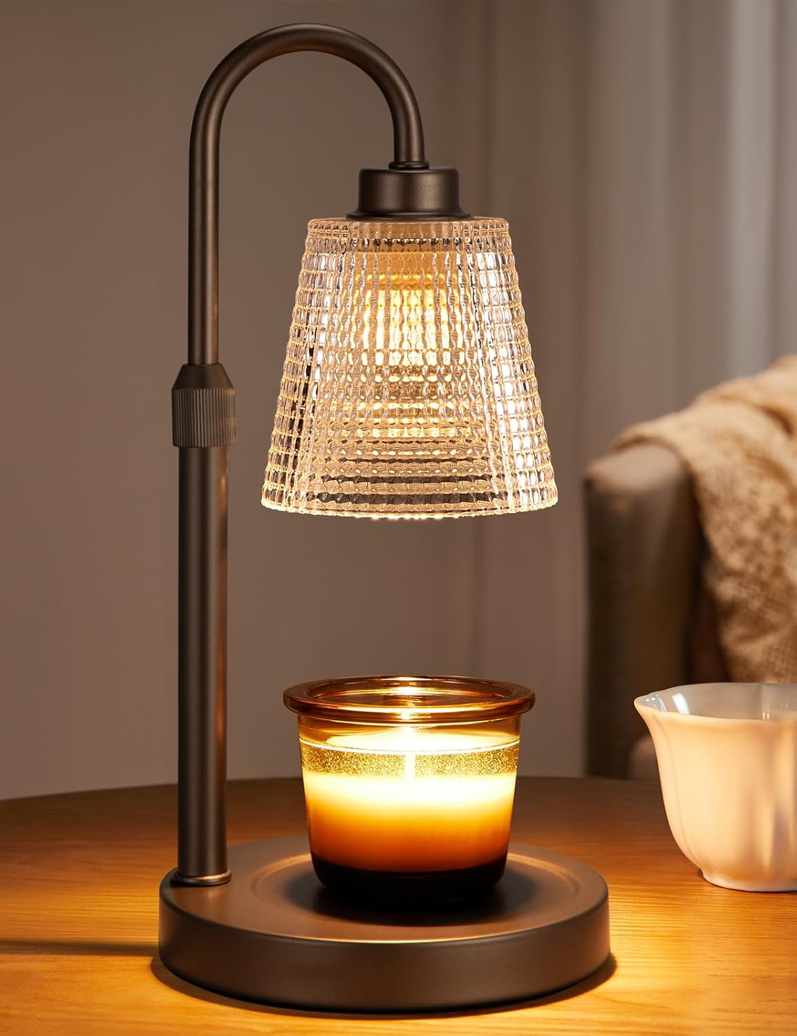 Dimmable Candle Warmer Lamp for Cozy Home Decor