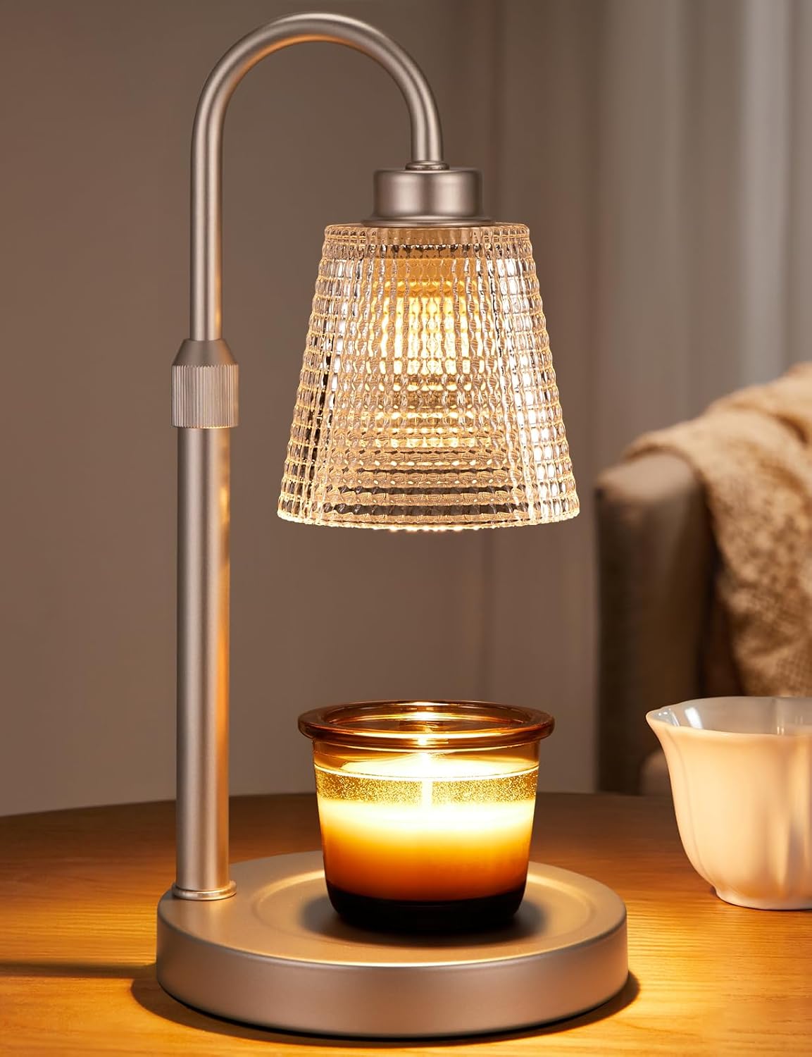 Dimmable Candle Warmer Lamp for Cozy Home Decor