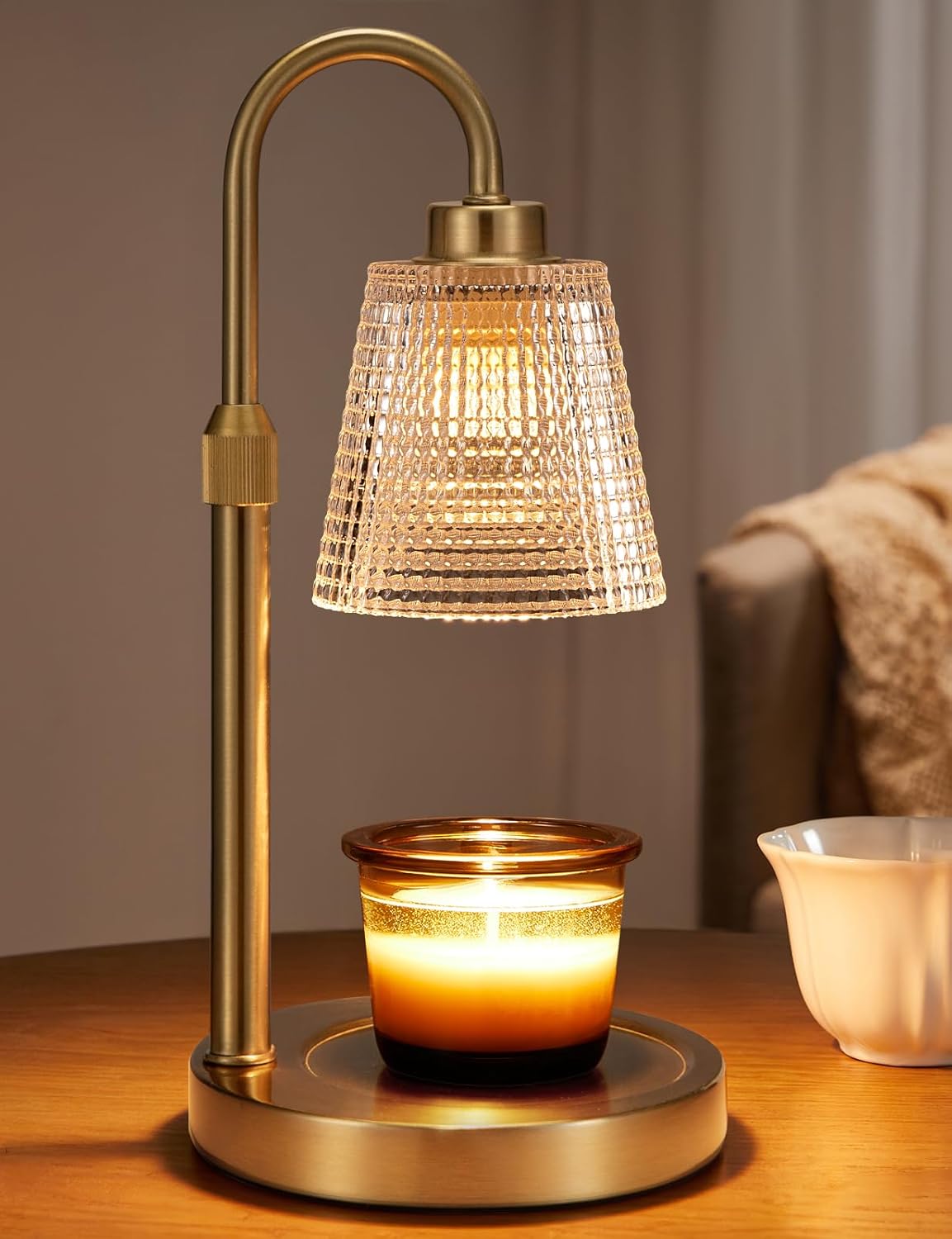 Dimmable Candle Warmer Lamp for Cozy Home Decor