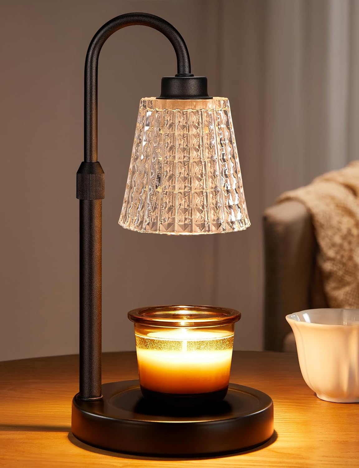 Dimmable Candle Warmer Lamp for Cozy Home Decor