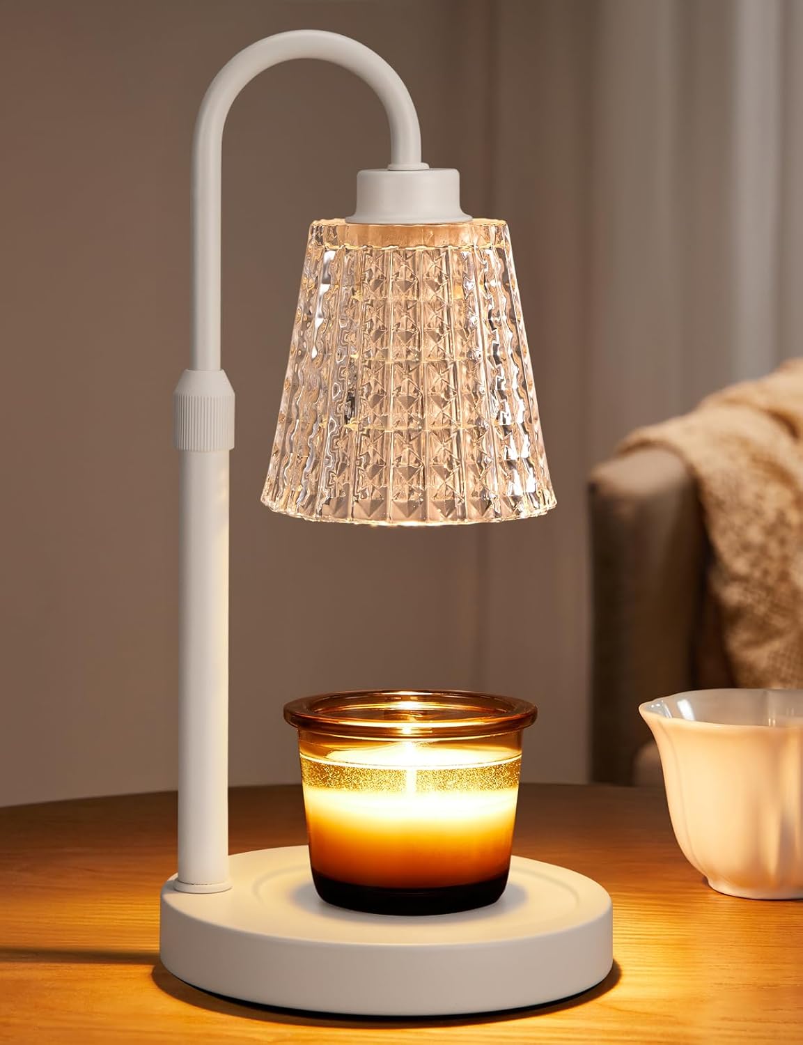 Dimmable Candle Warmer Lamp for Cozy Home Decor