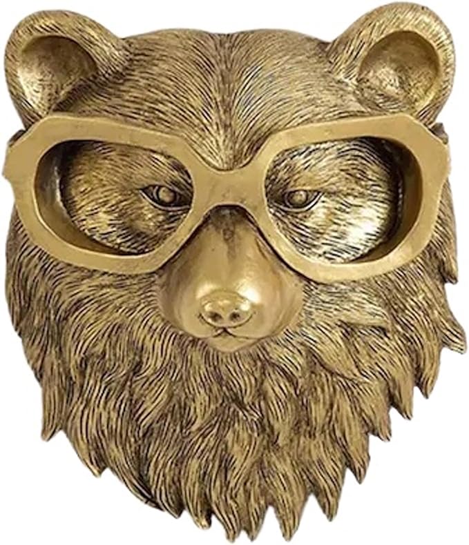 🦁🦓✨ 6‑Pack Gold Animal Head Wall Sculptures – Limited Stock 50% Off!🚚🏷️