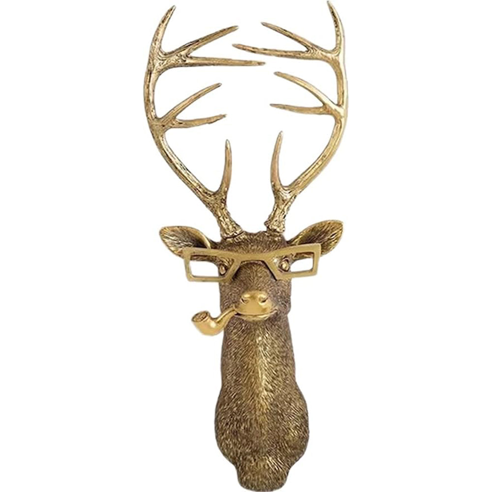 🦁🦓✨ 6‑Pack Gold Animal Head Wall Sculptures – Limited Stock 50% Off!🚚🏷️
